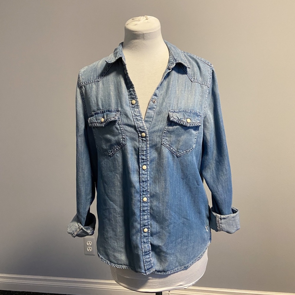 American Eagle Vintage “Boyfriend” Denim Top